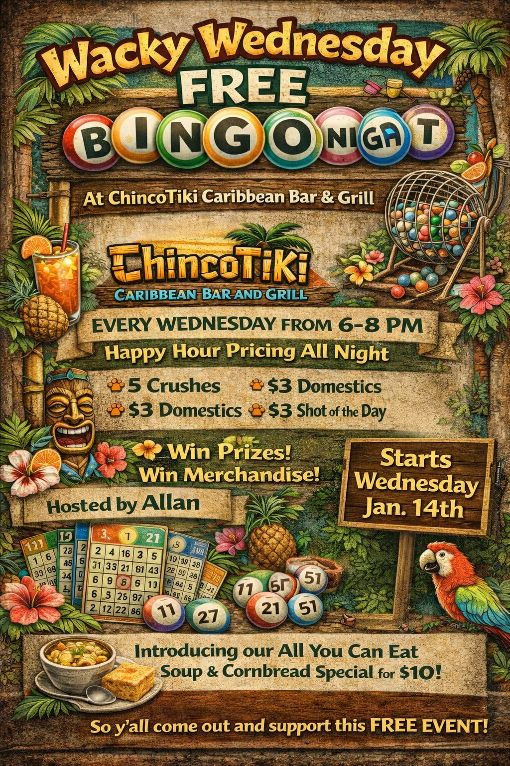 ChincoTiki Caribbean Bar and Grill Chincoteague