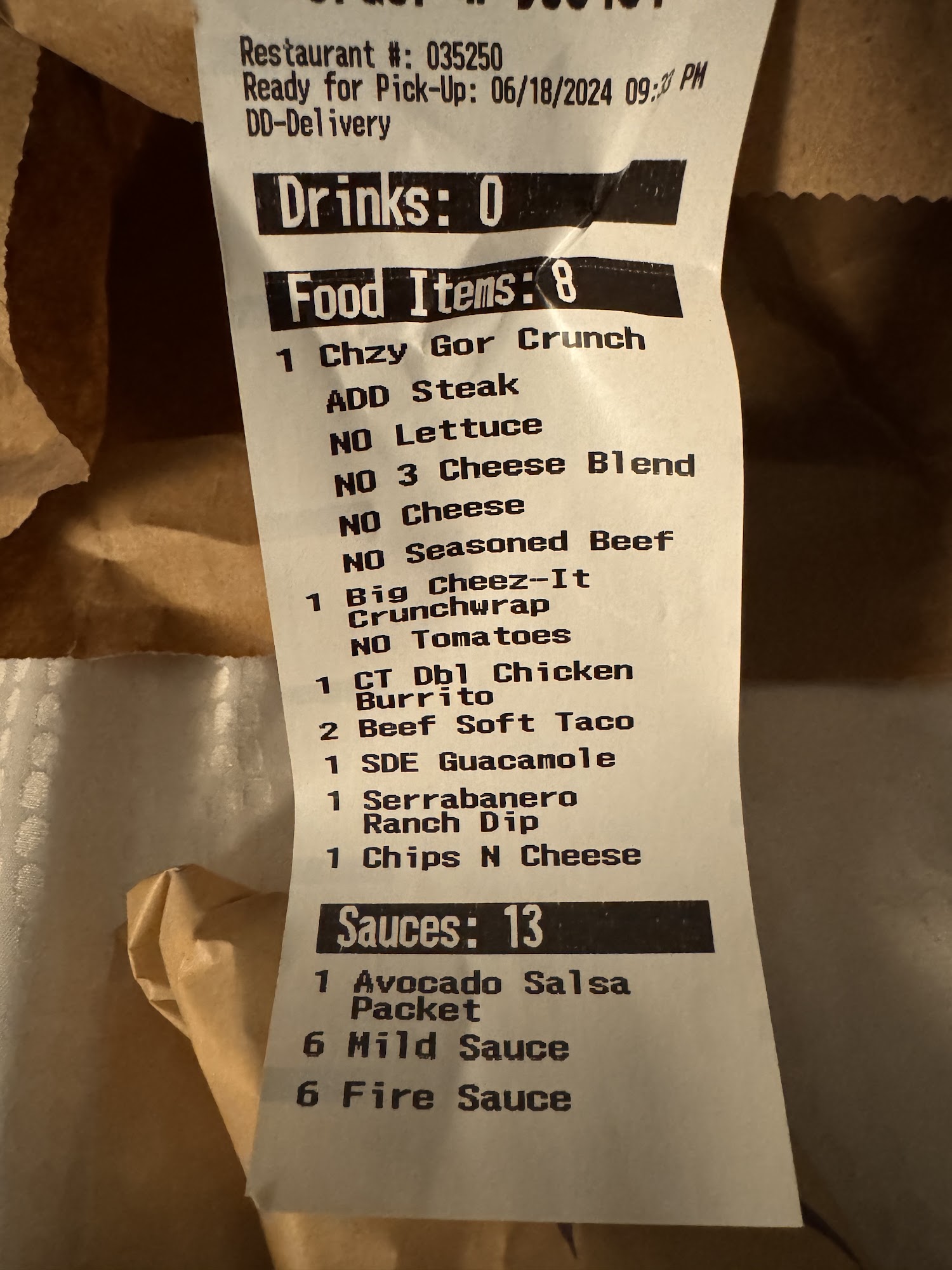 Taco Bell Menu