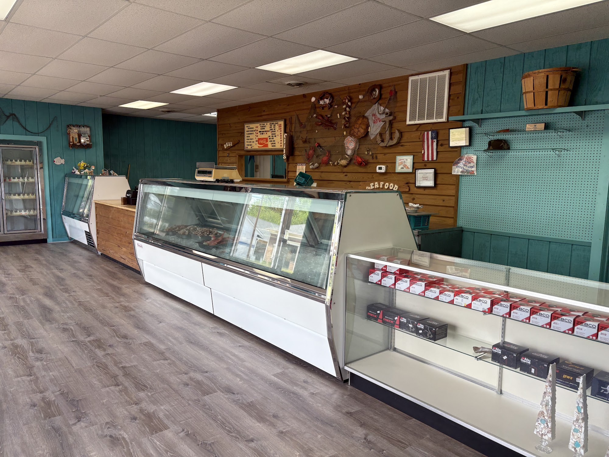 Pearson's Seafood Menu