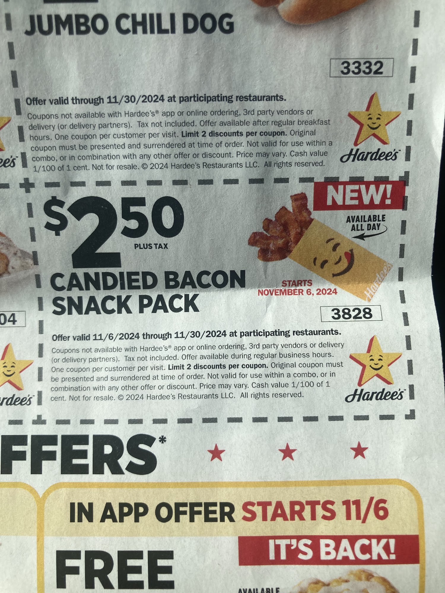 Hardee’s Menu