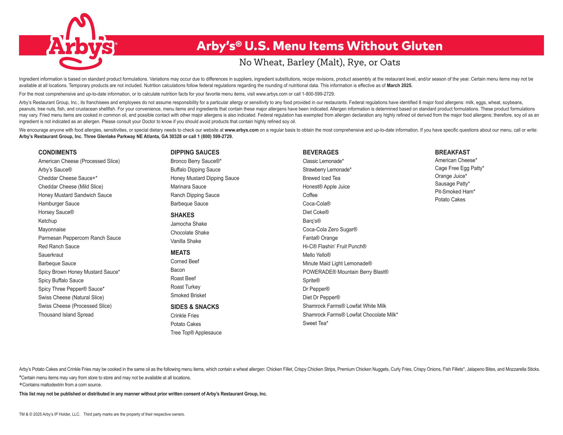 Arby's 5275 N Fork Rd, Elliston