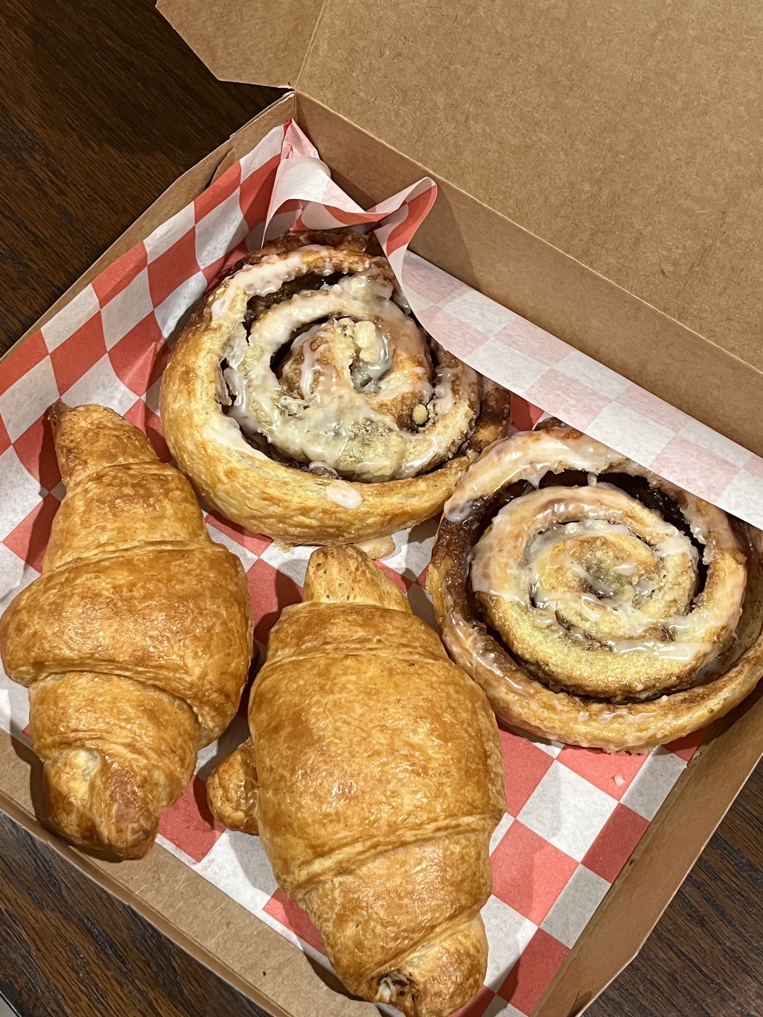 Just Baked Bakery Menu