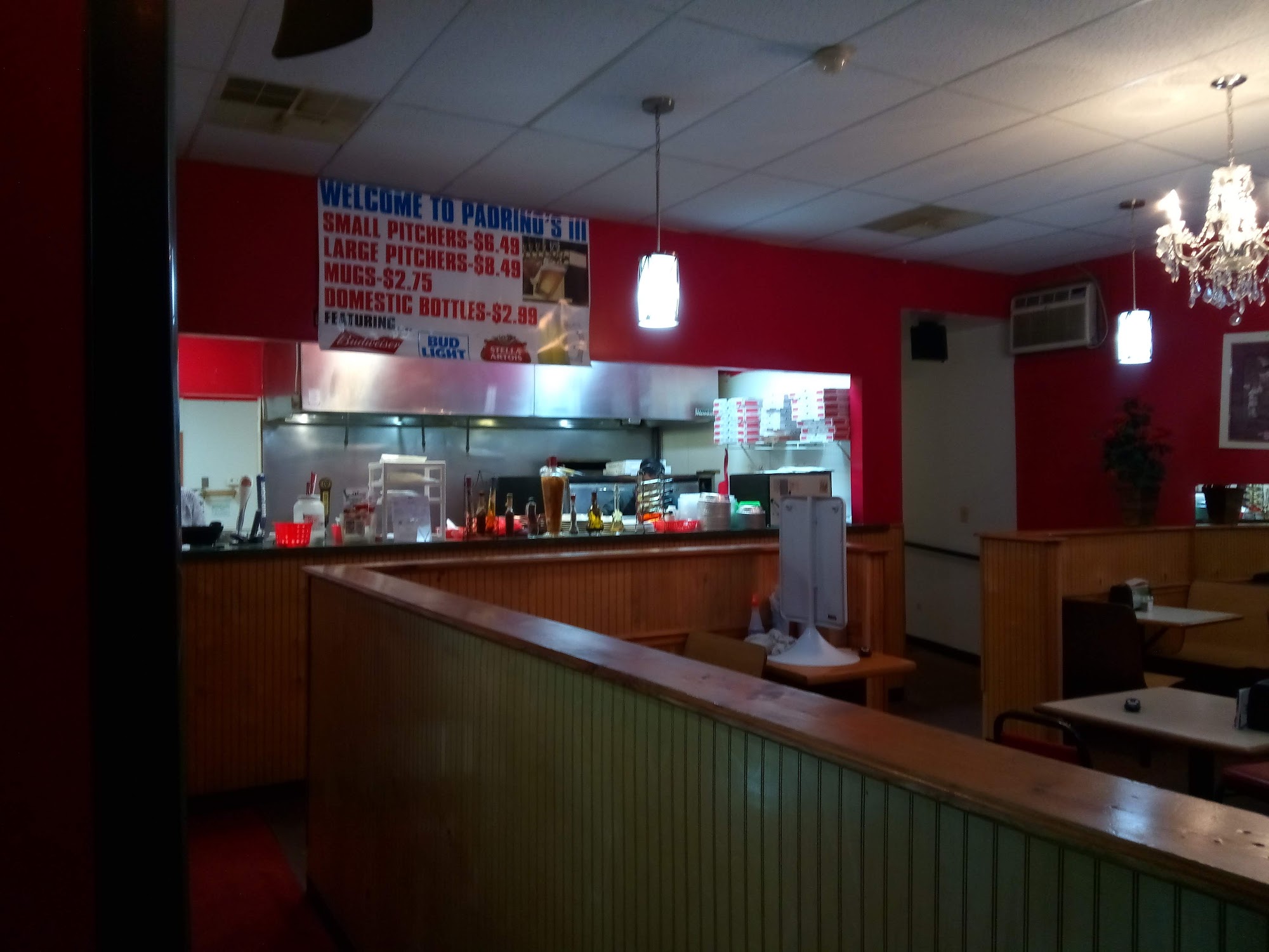 Padrino's Pizza III Menu