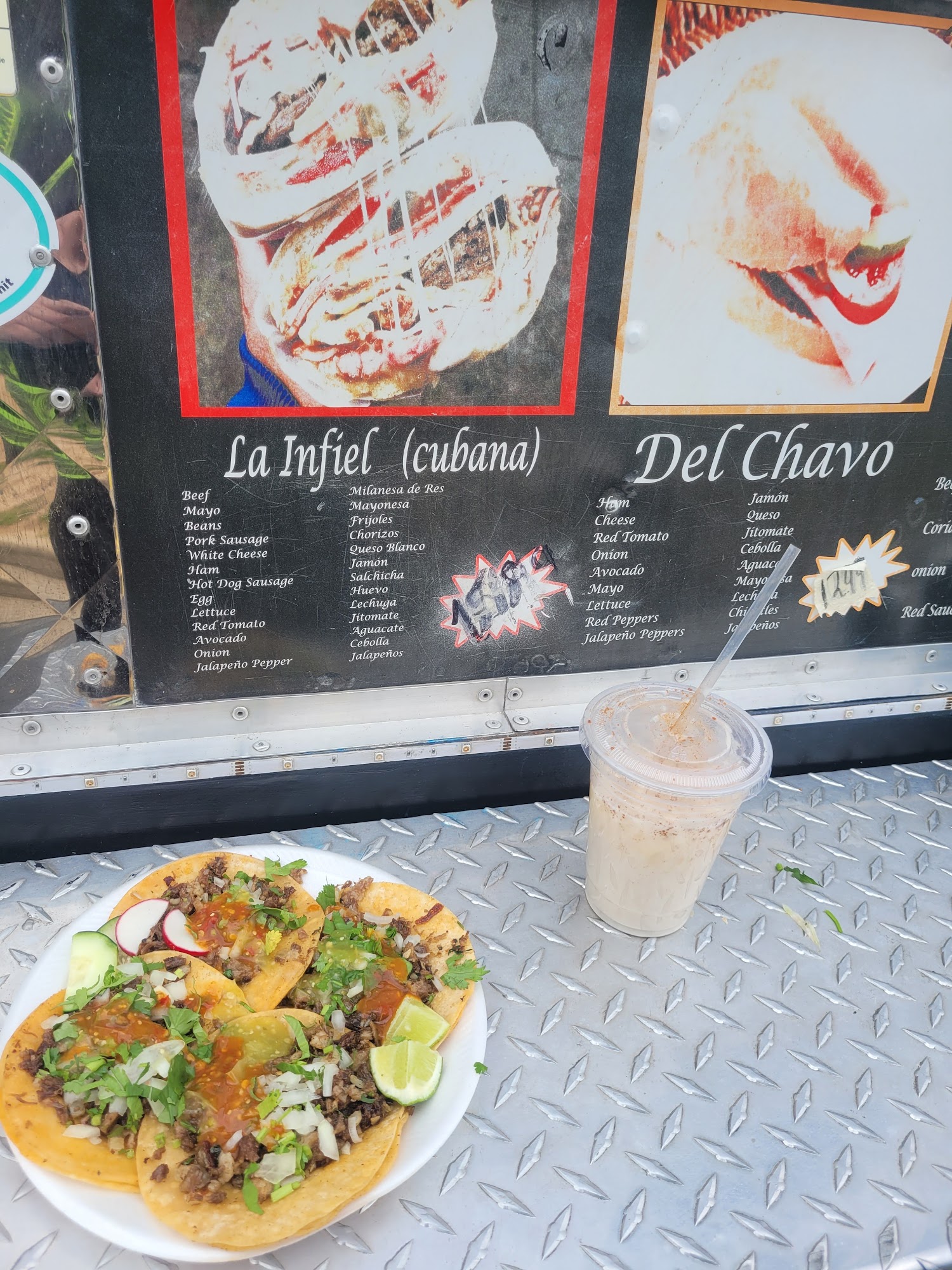 Pa’ Tortas “El Papi” Menu