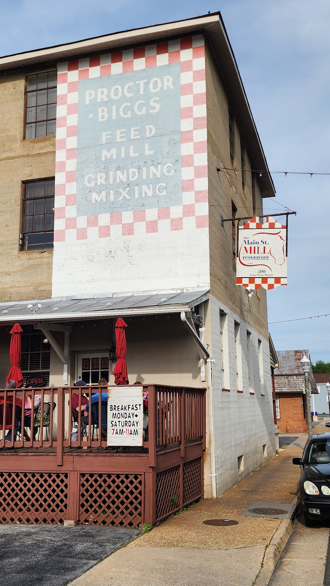 Proctor Biggs Feed Mill Menu