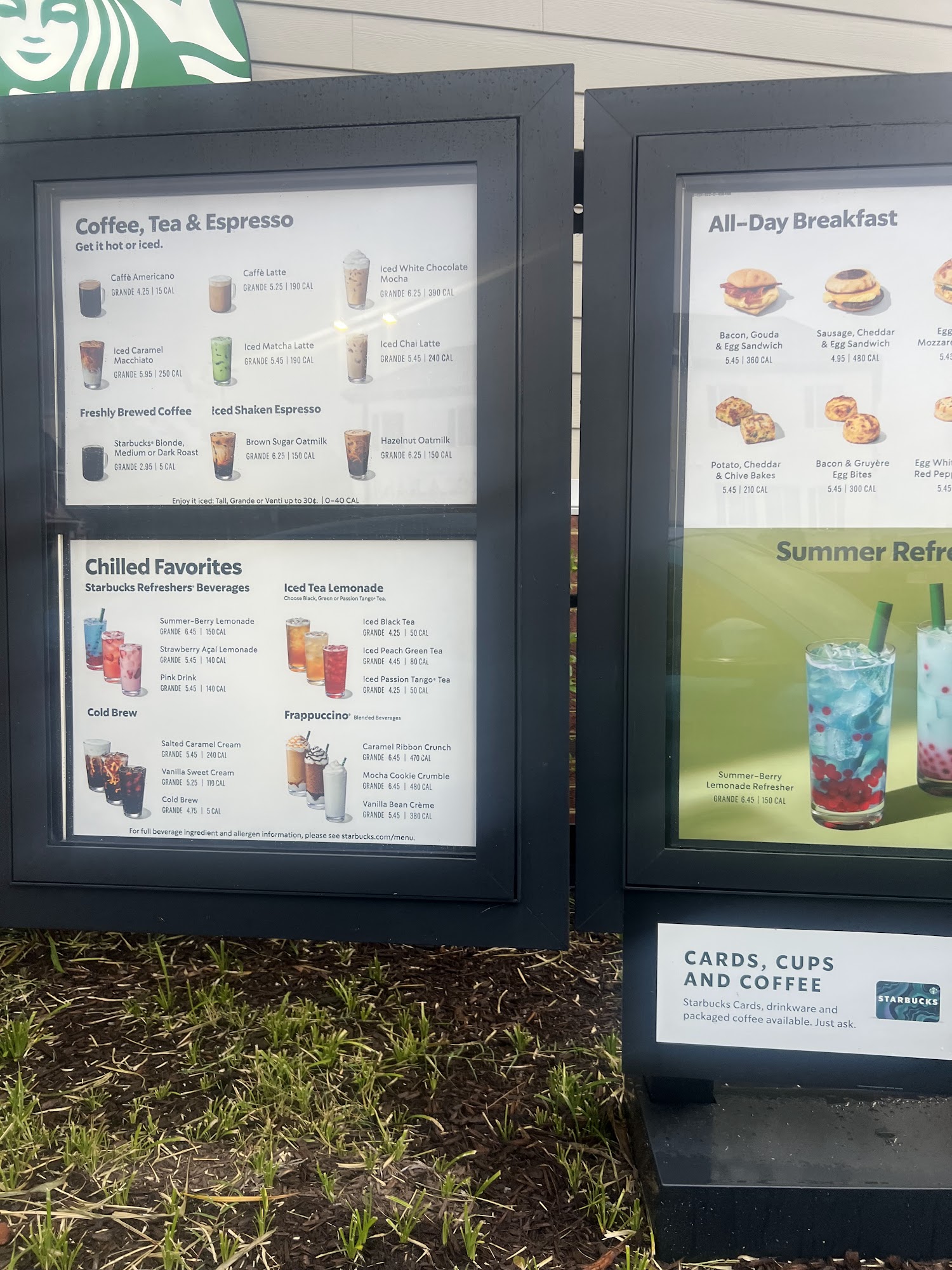 Starbucks Menu