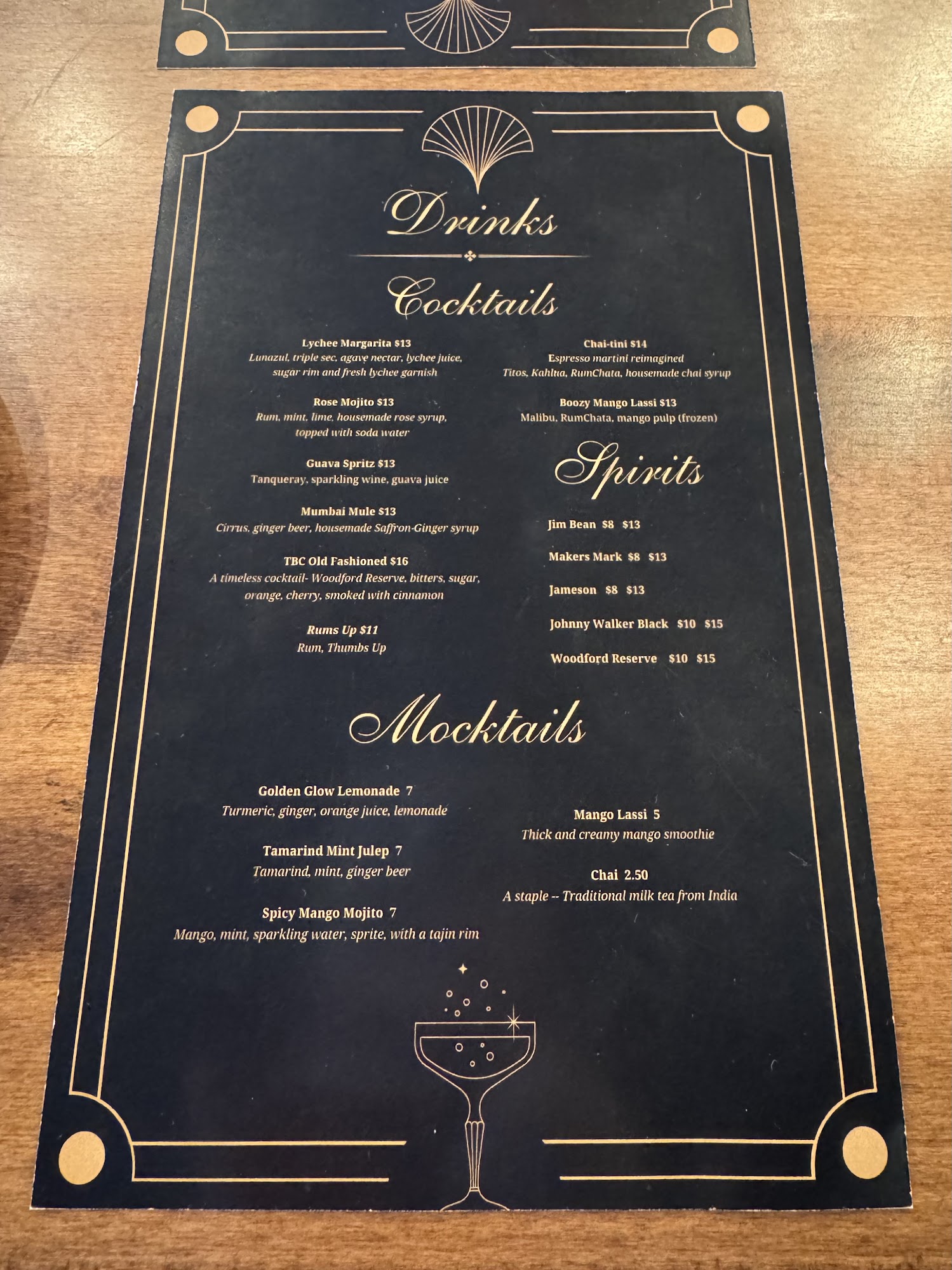 The Biryani Corner Menu