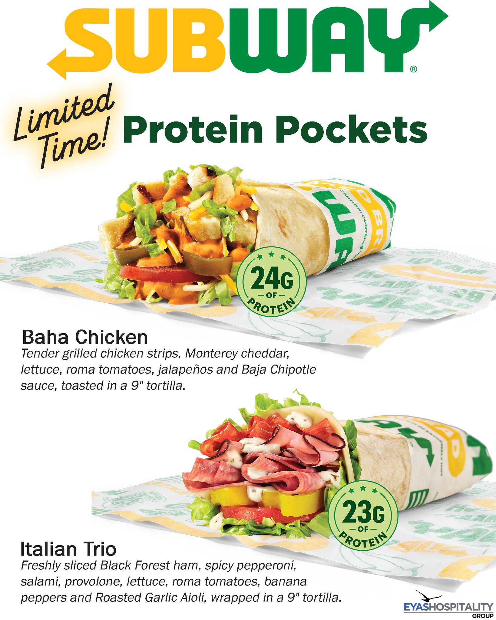 Subway Menu