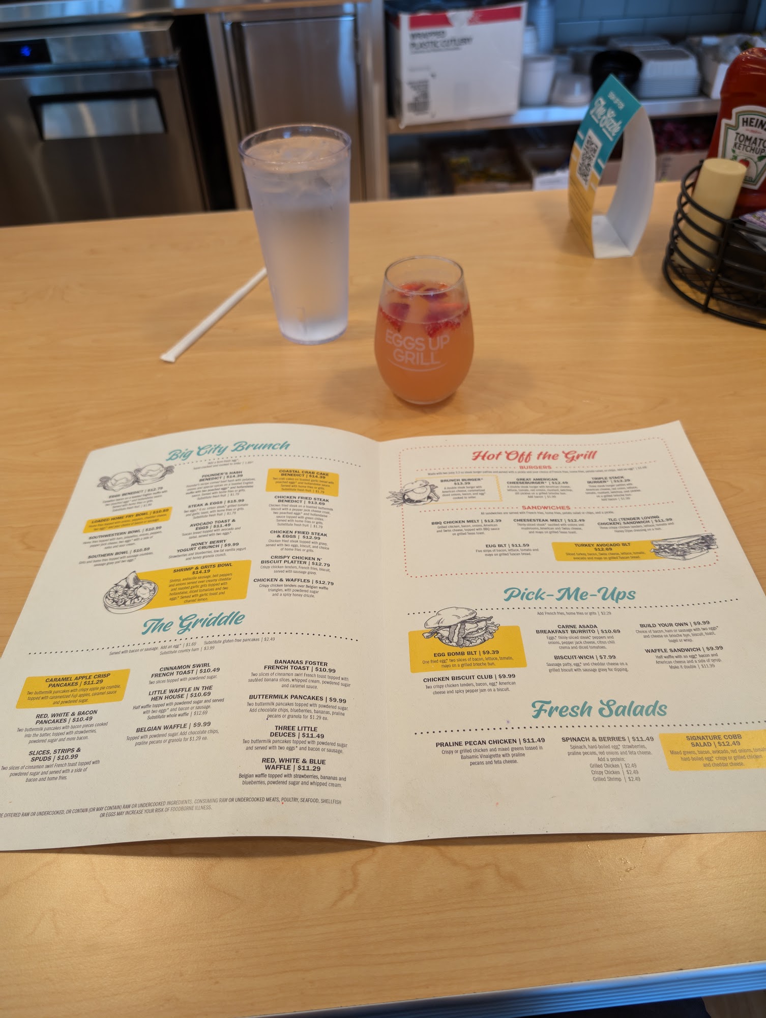 Eggs Up Grill Menu