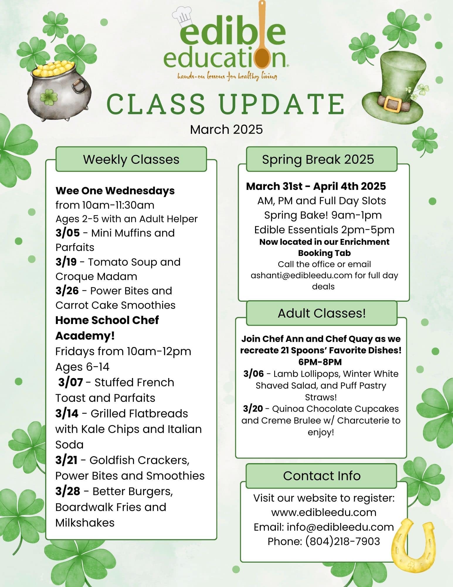 Wilton Family Provisions Menu