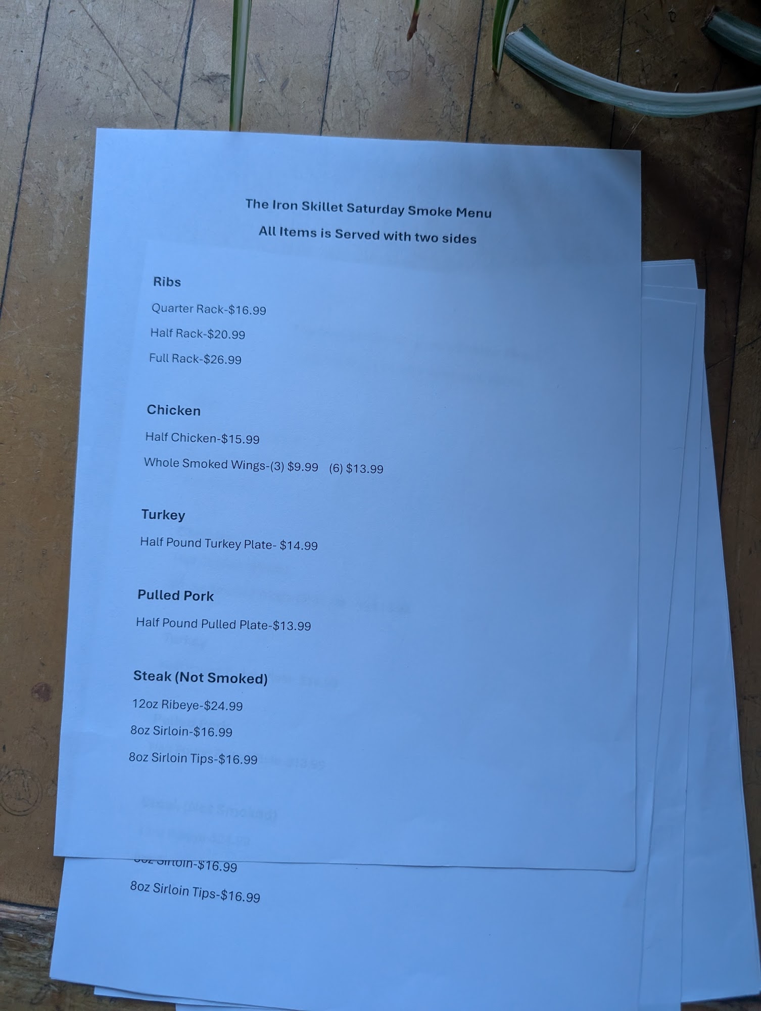 The Iron Skillet 100 Monroe St, Narrows