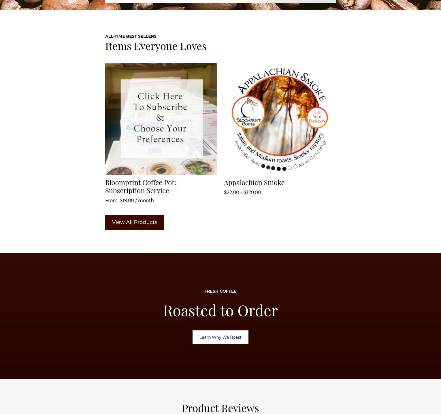 Mattie's Roastery Menu