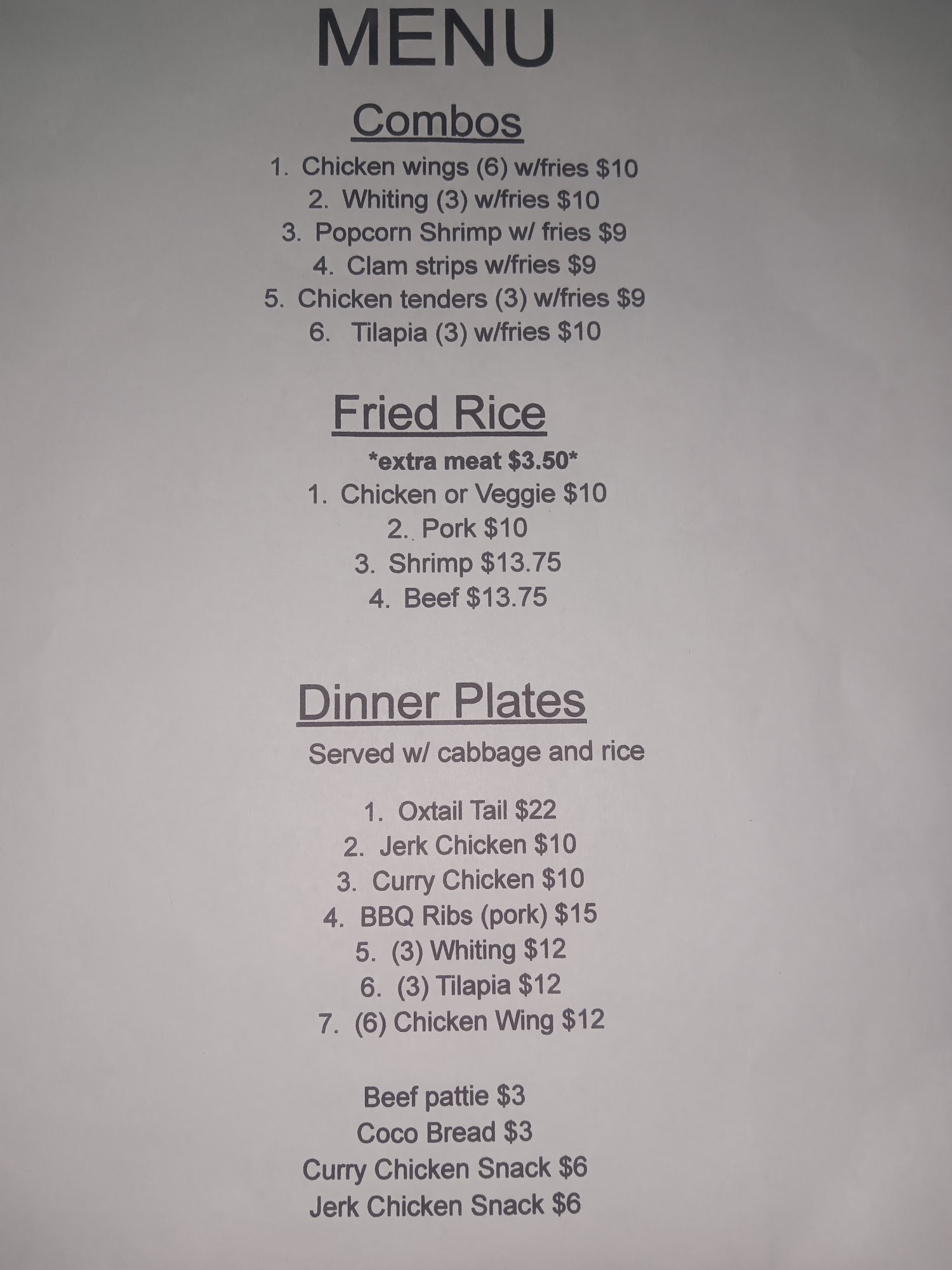 Ellie's Restaurant Lounge Menu