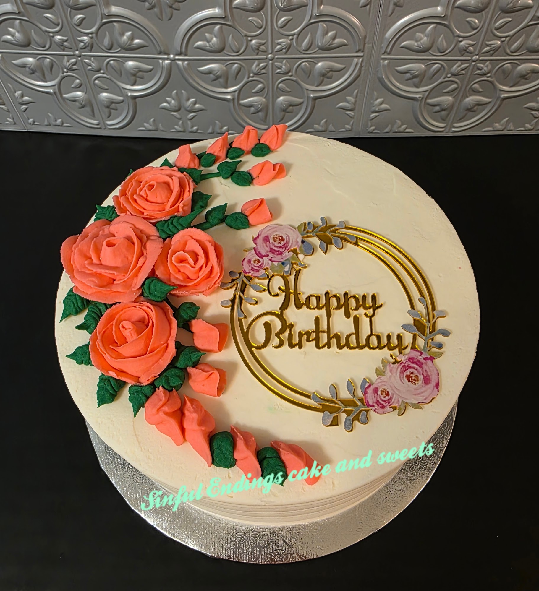 Sinful Endings Cakes & Sweets Menu