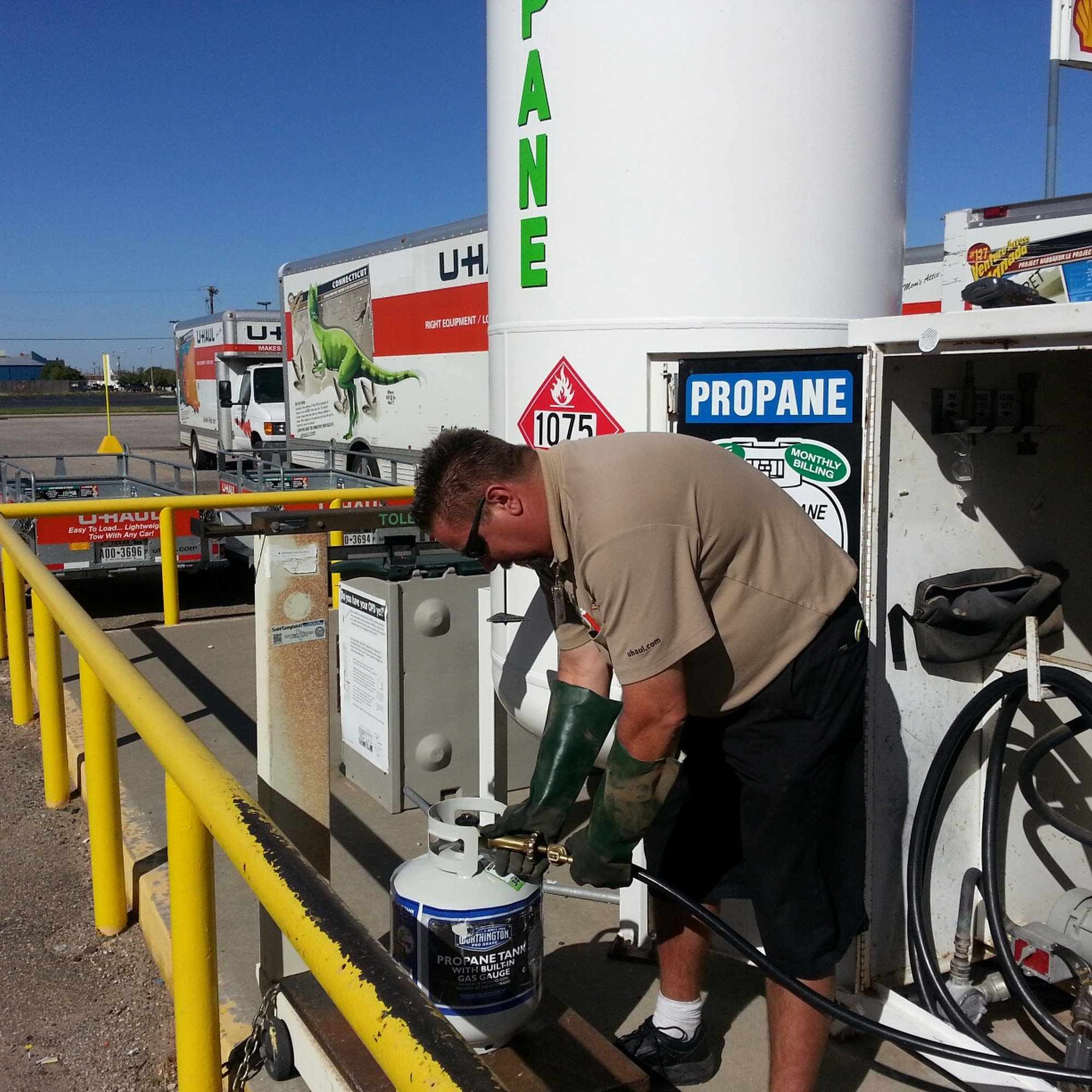 Propane Refill at U-Haul Prince George