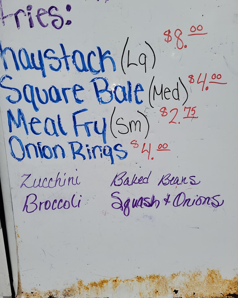 The Hitchin Post Menu