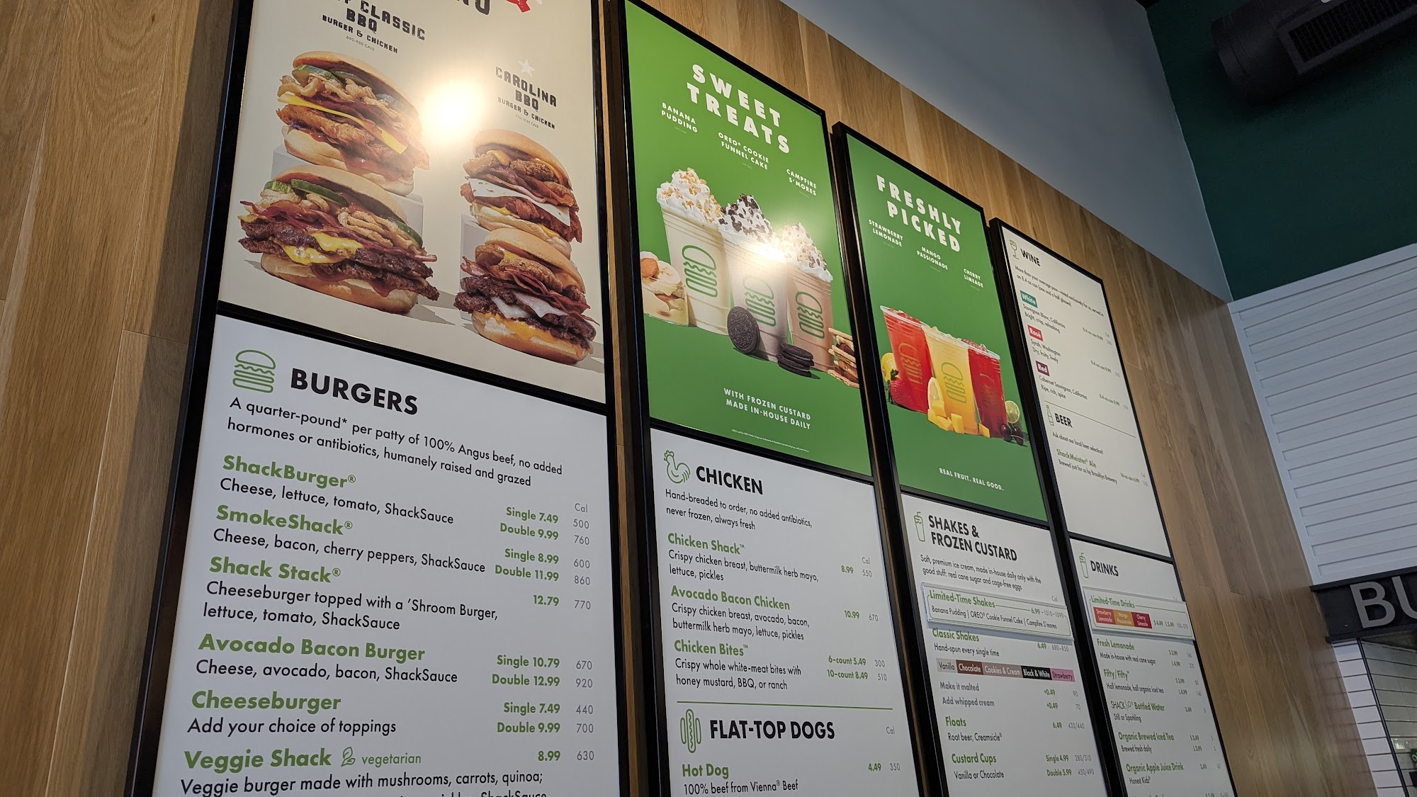 Shake Shack Reston Menu