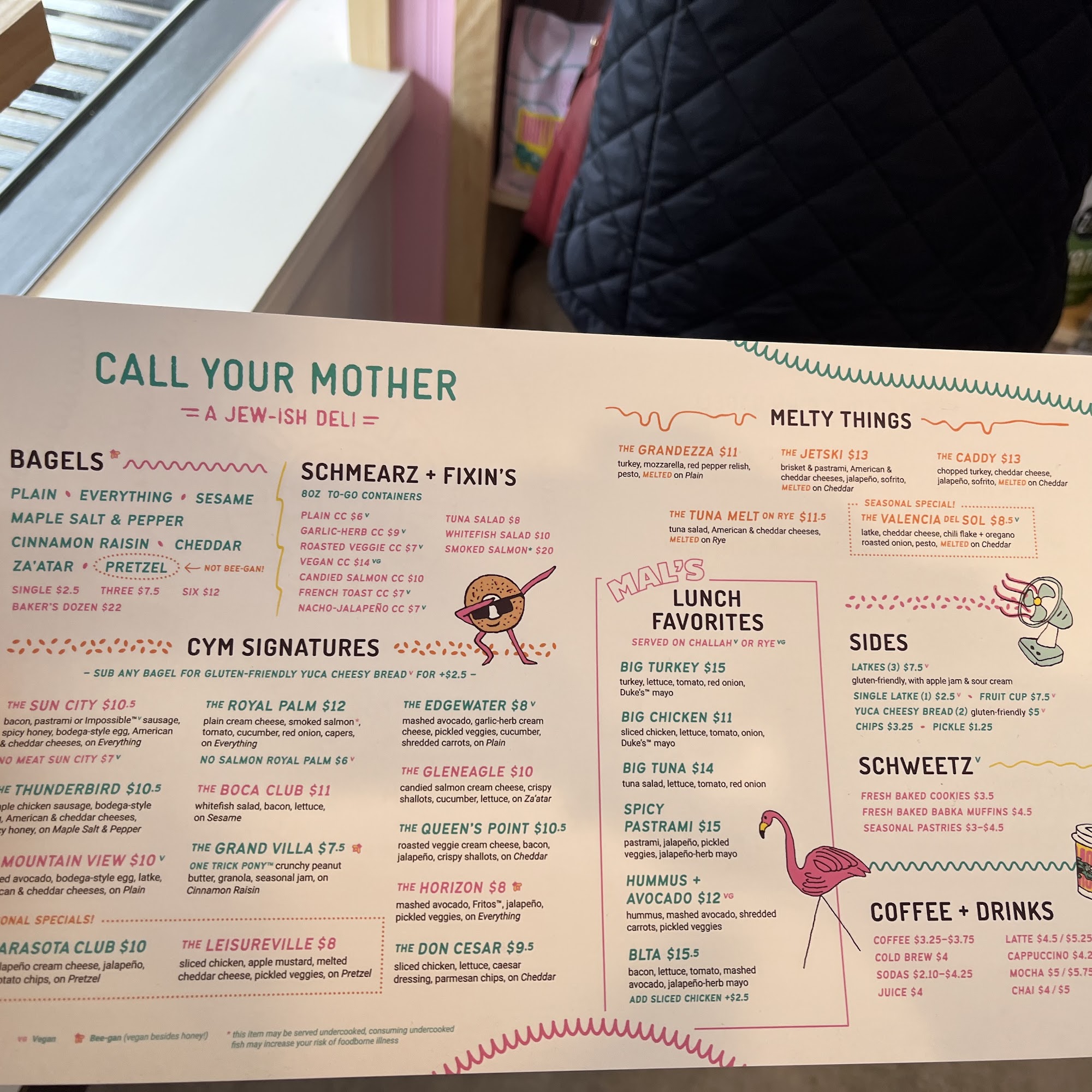 Call Your Mother Deli - Reston Menu