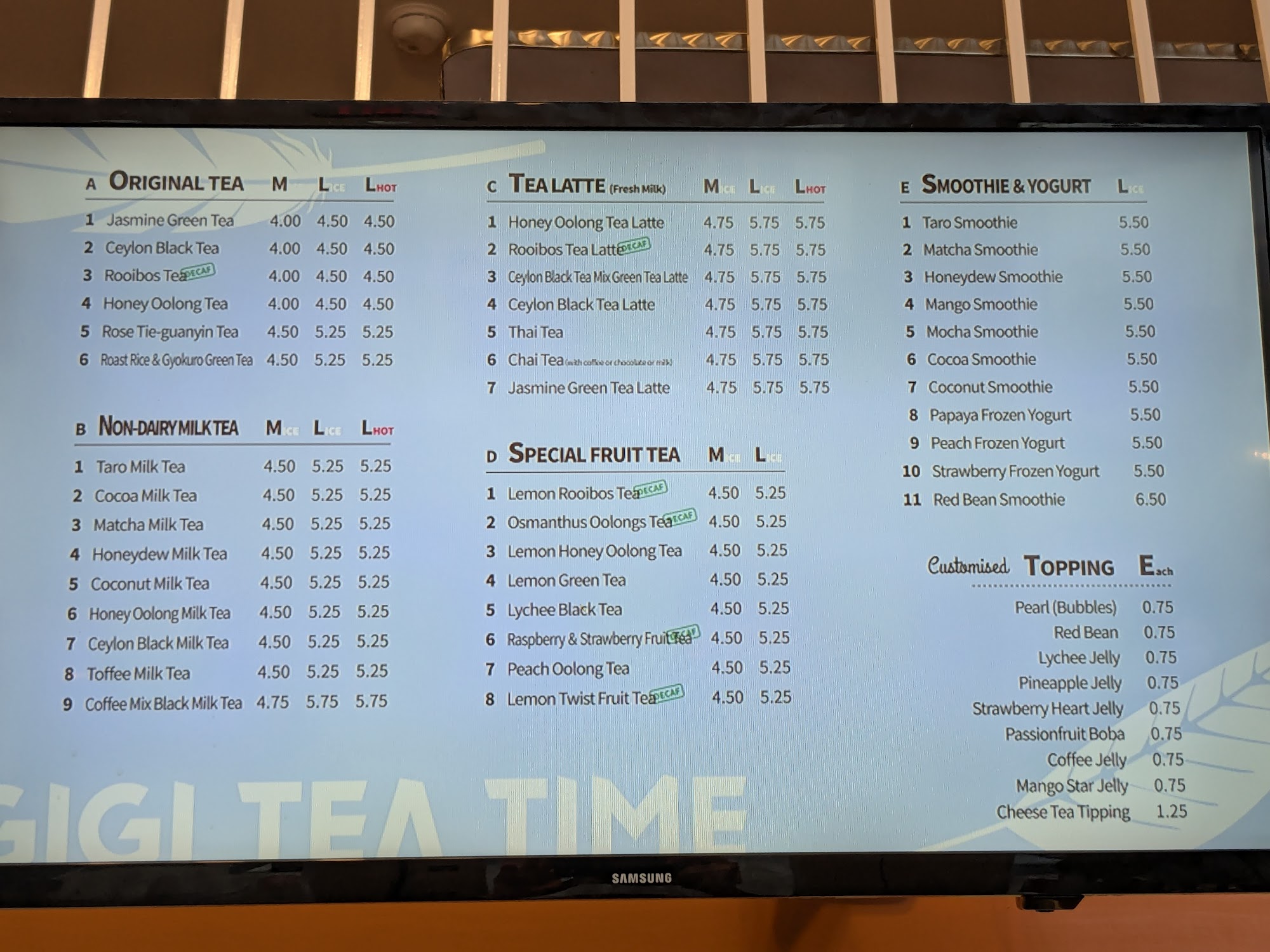 Gigi Tea Time Richmond