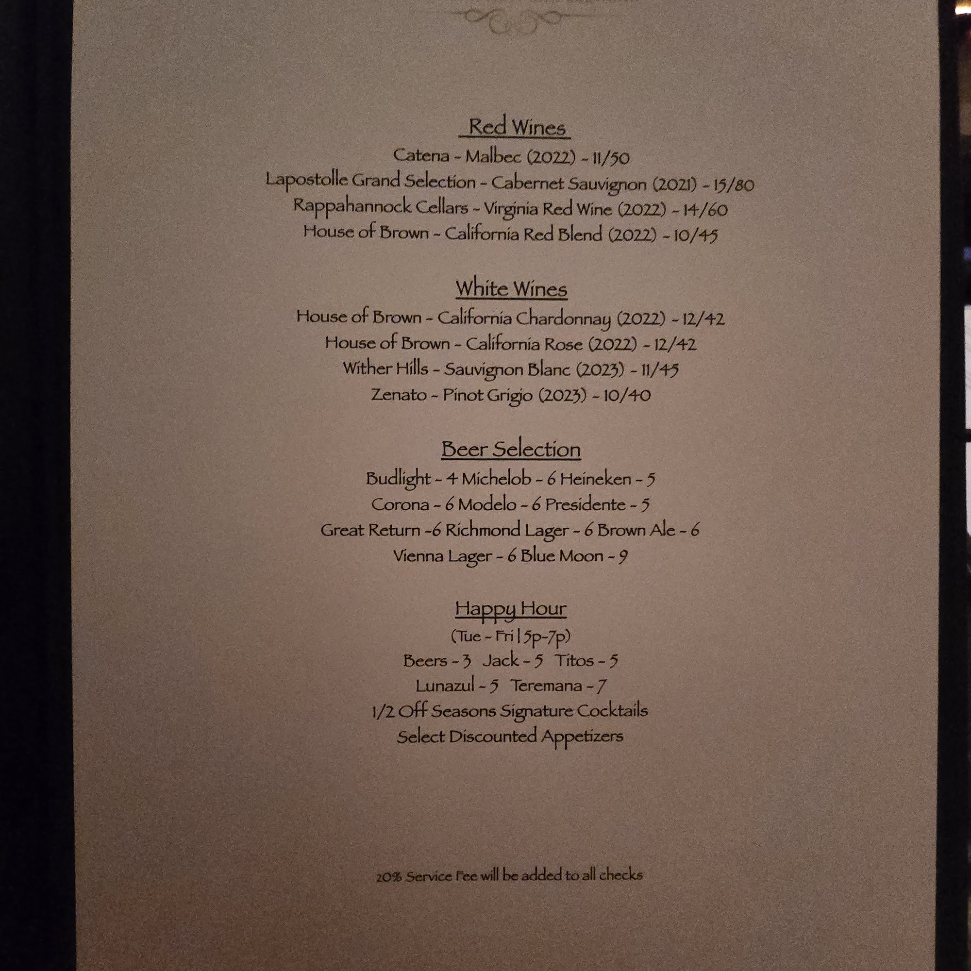Seasons Restaurant & Bar