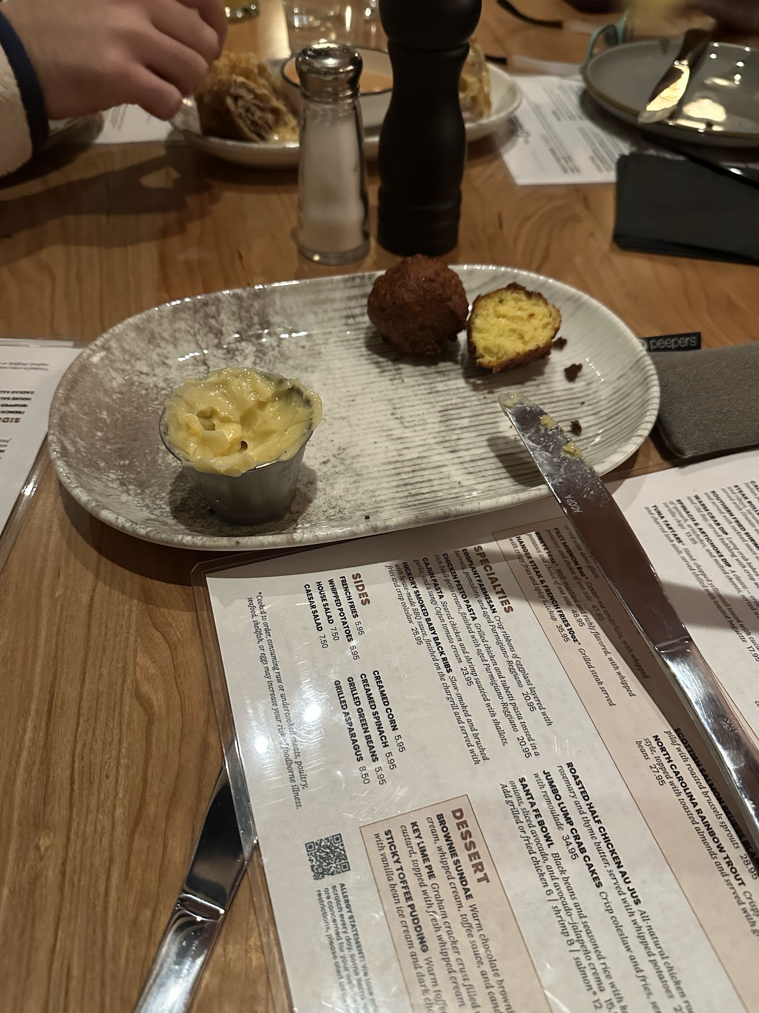 The Granite Grill Menu