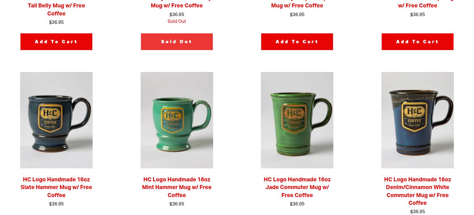 H&C Coffee/Quality Coffee Company Menu