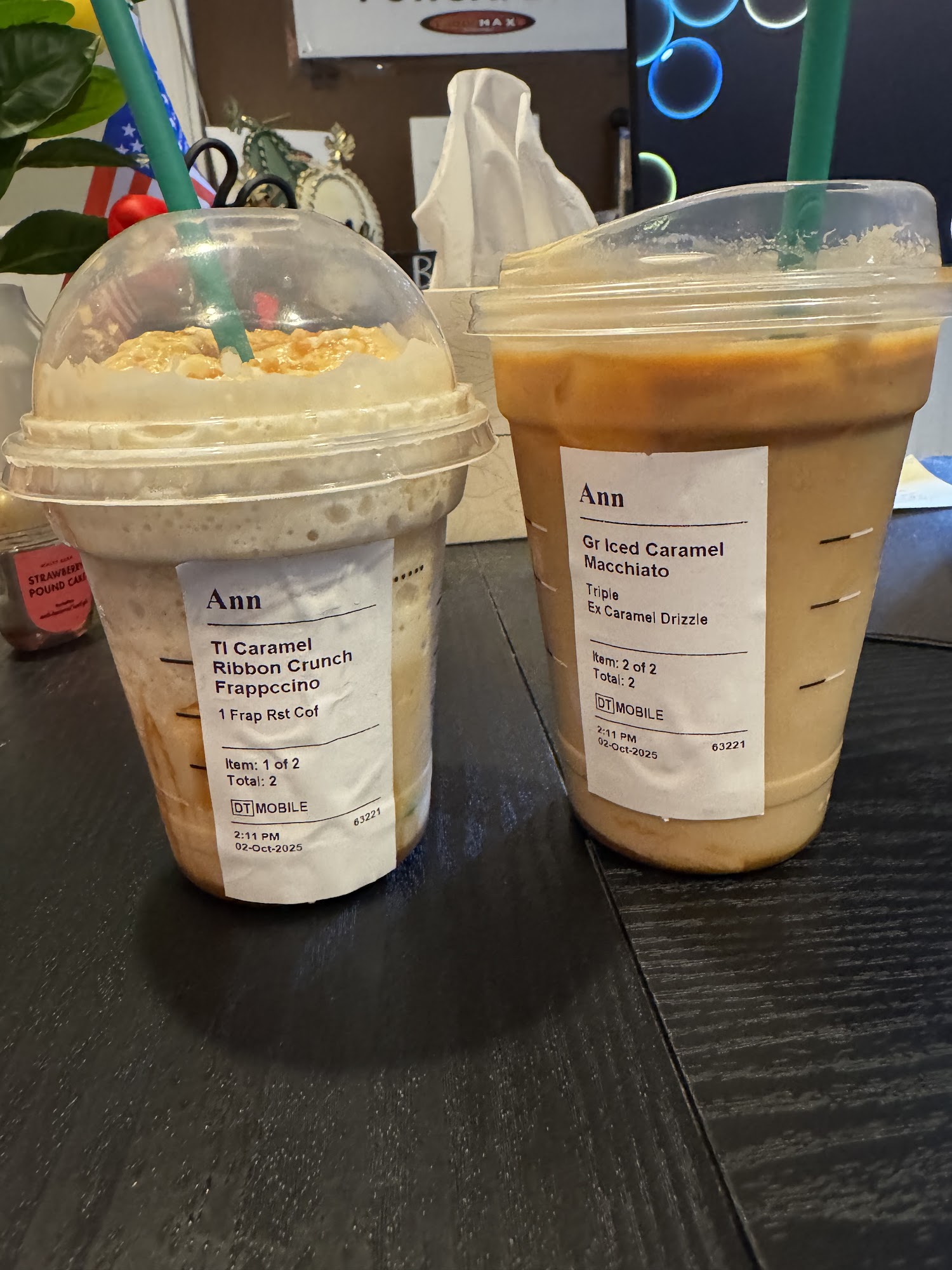 Starbucks Menu