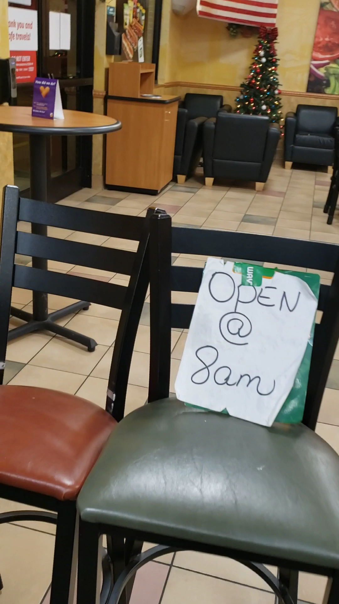 Subway Menu