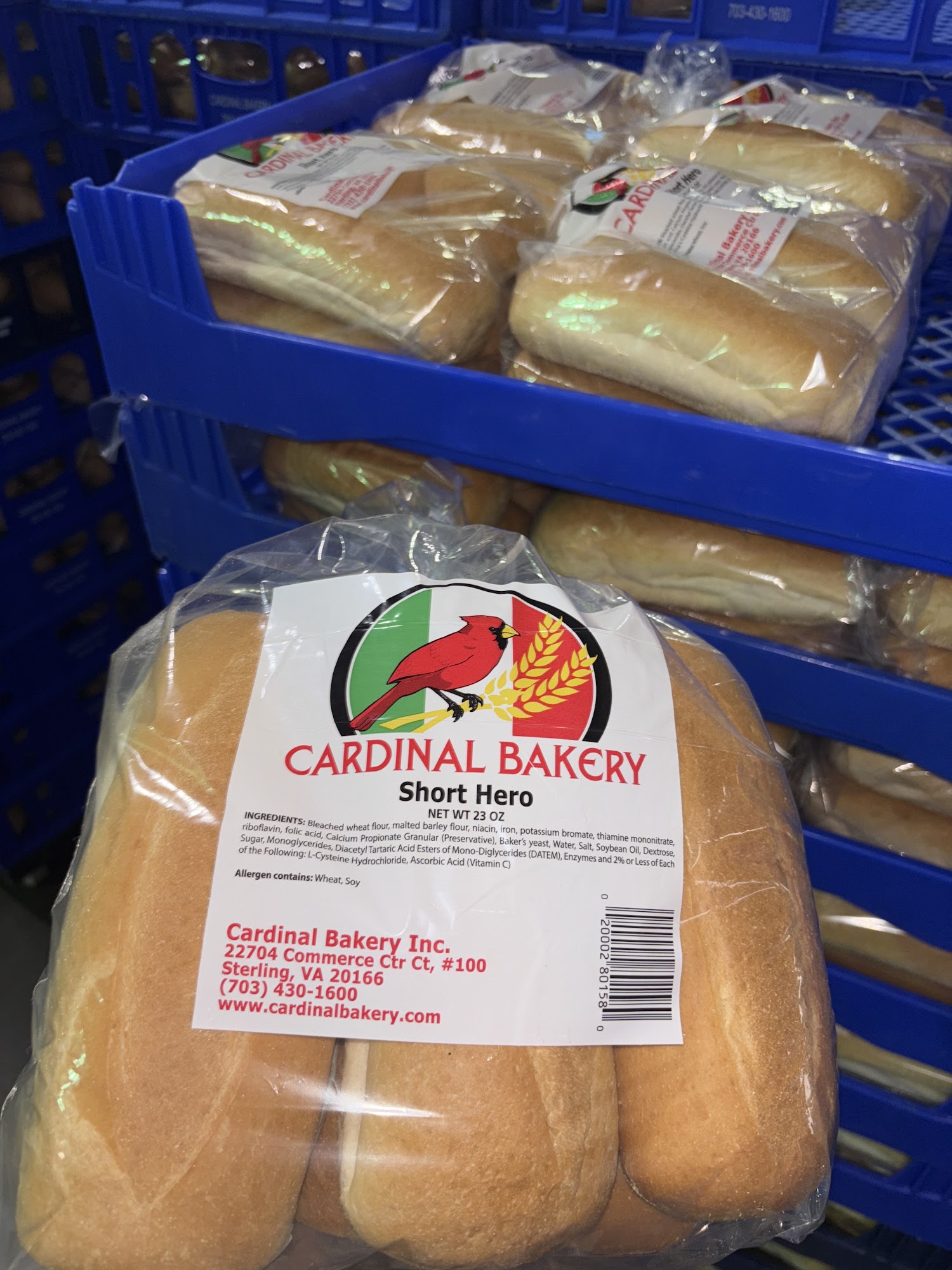 Cardinal Bakery Inc. Menu