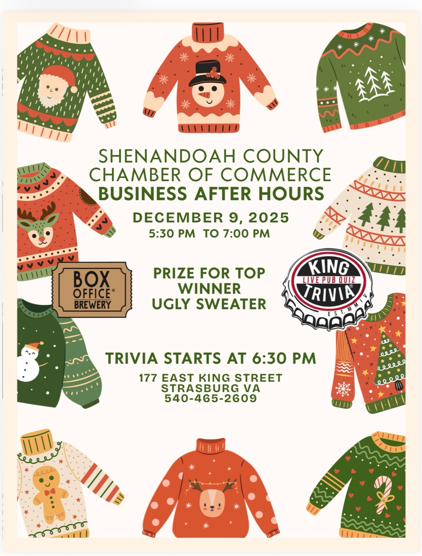 Box Office Brewery Strasburg