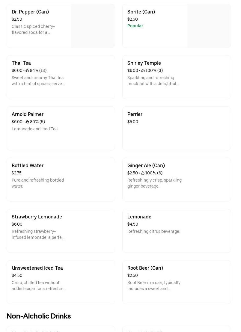 Dragon Chinese Restaurant Menu