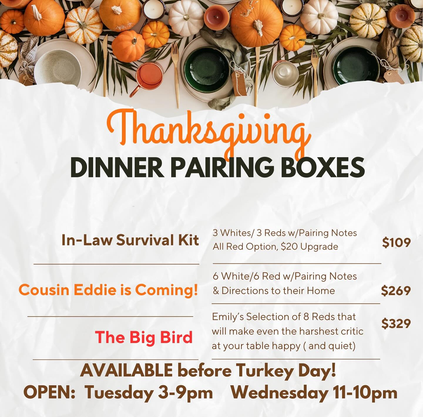 Haven & Hull Menu