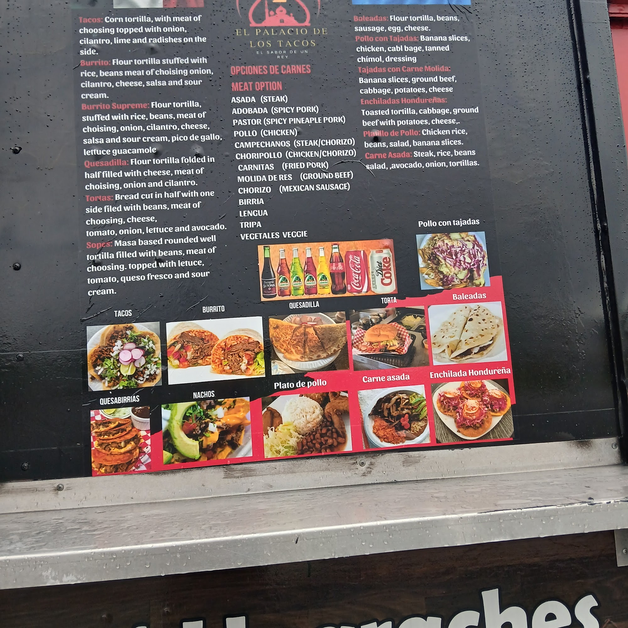 El palacio de los tacos Menu