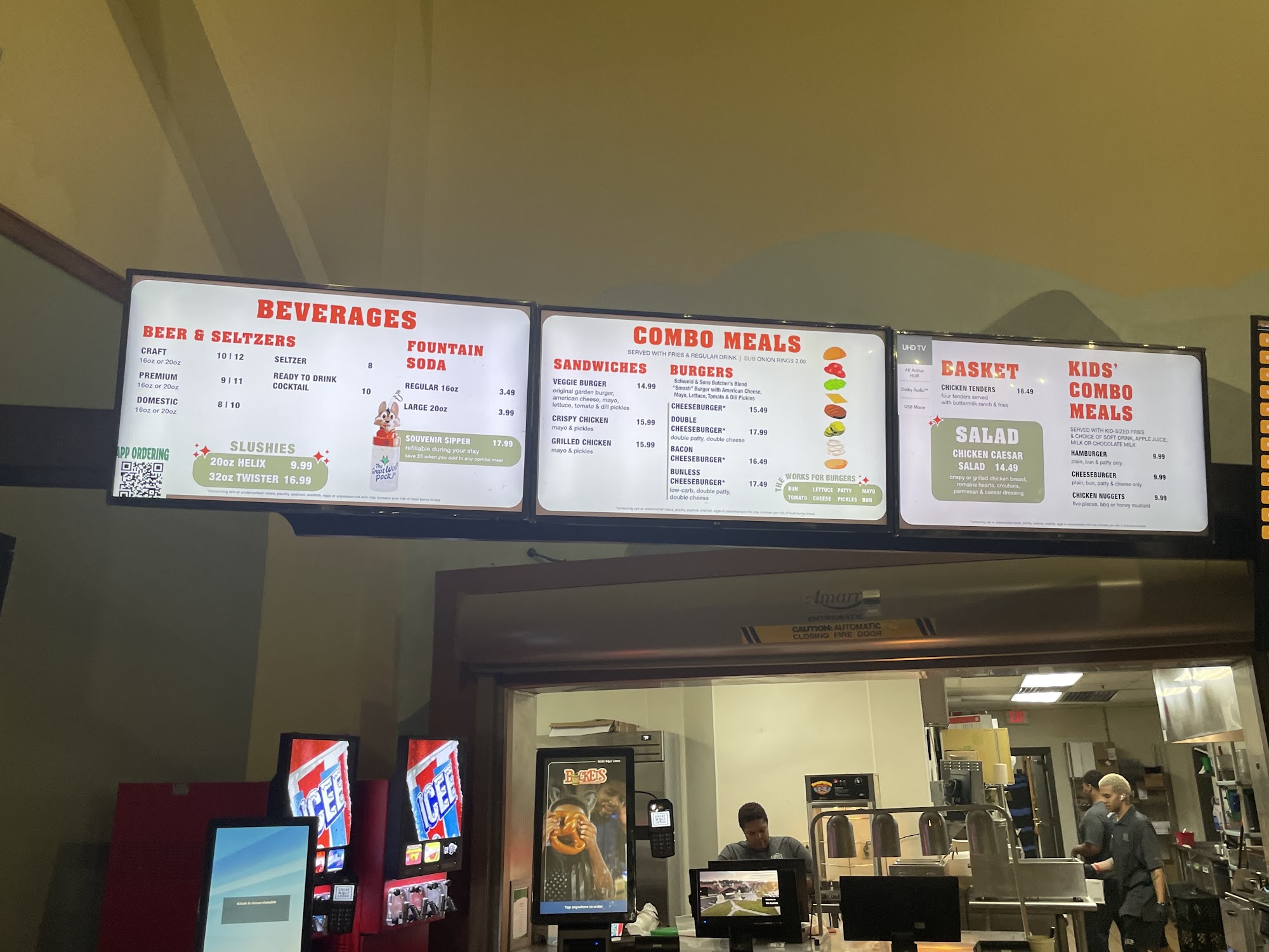 Buckets Incredible Craveables Menu