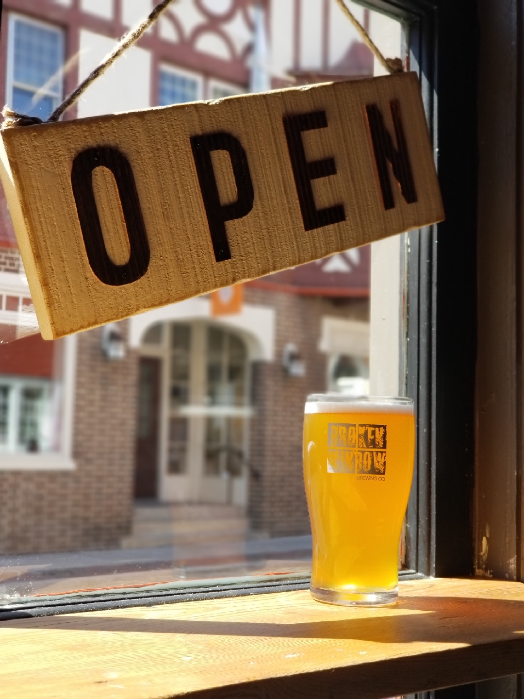 Broken Window Brewing Company Menu