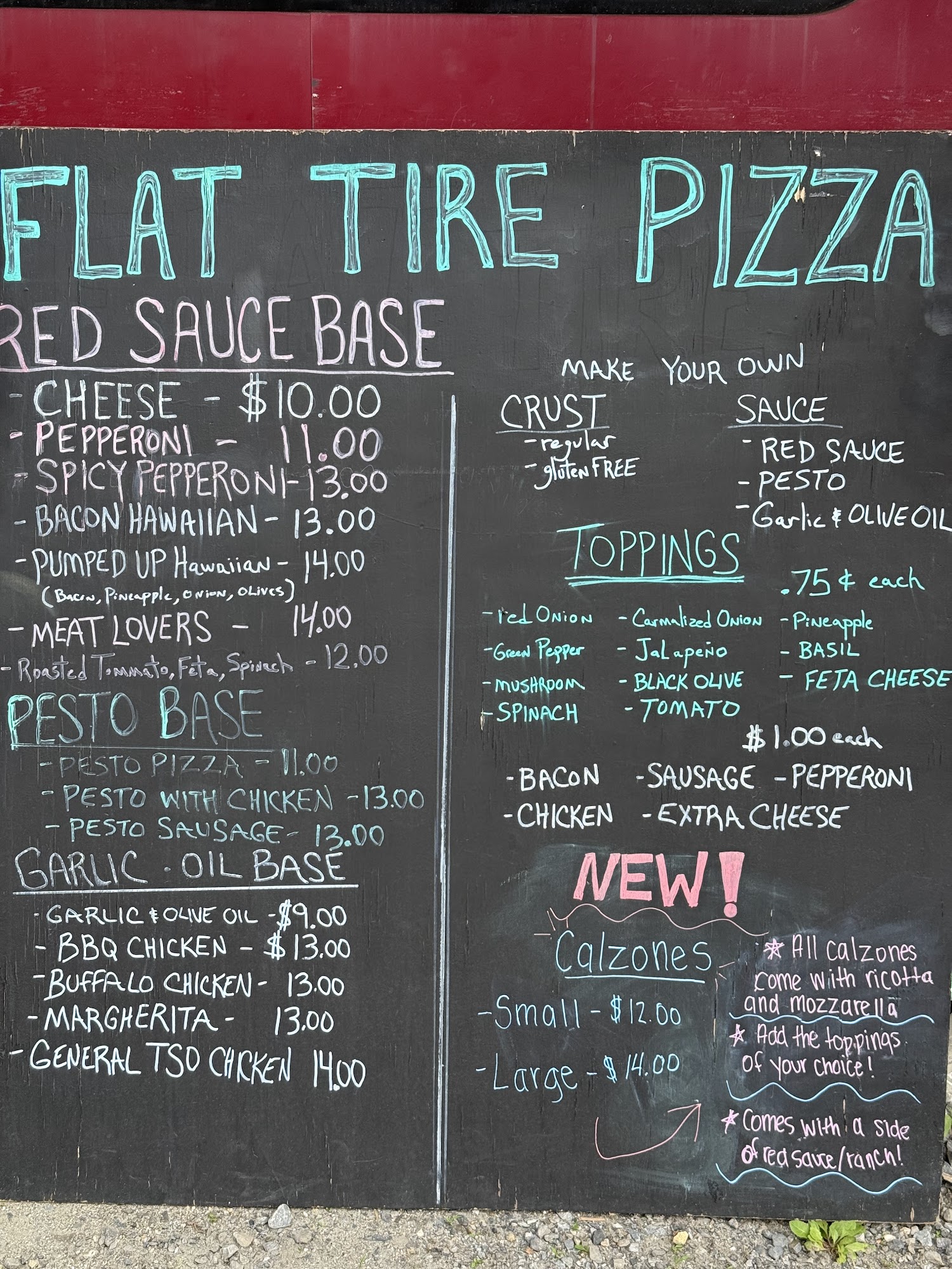 Mike's Tiki Bar Menu