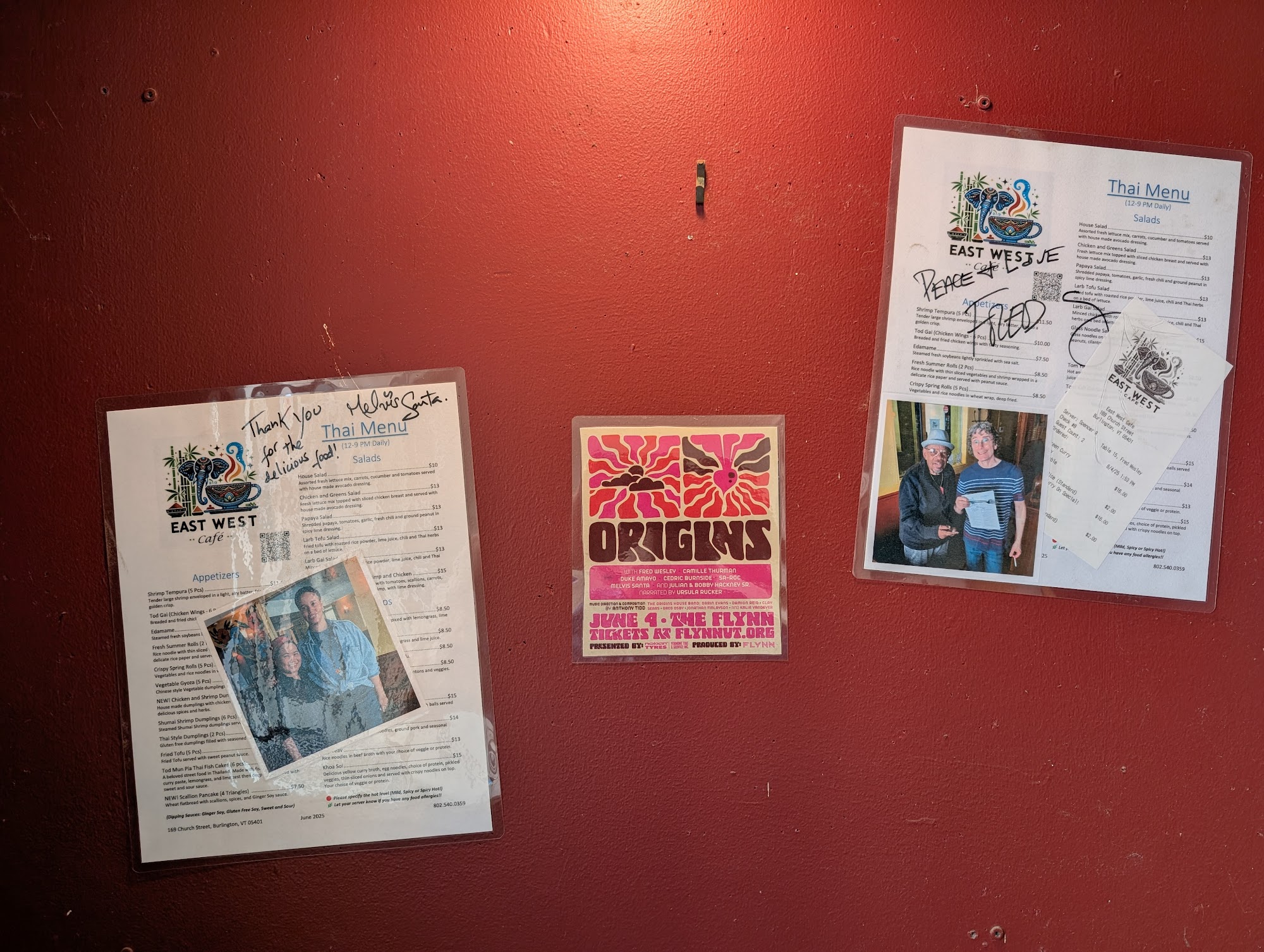 East West Café Menu