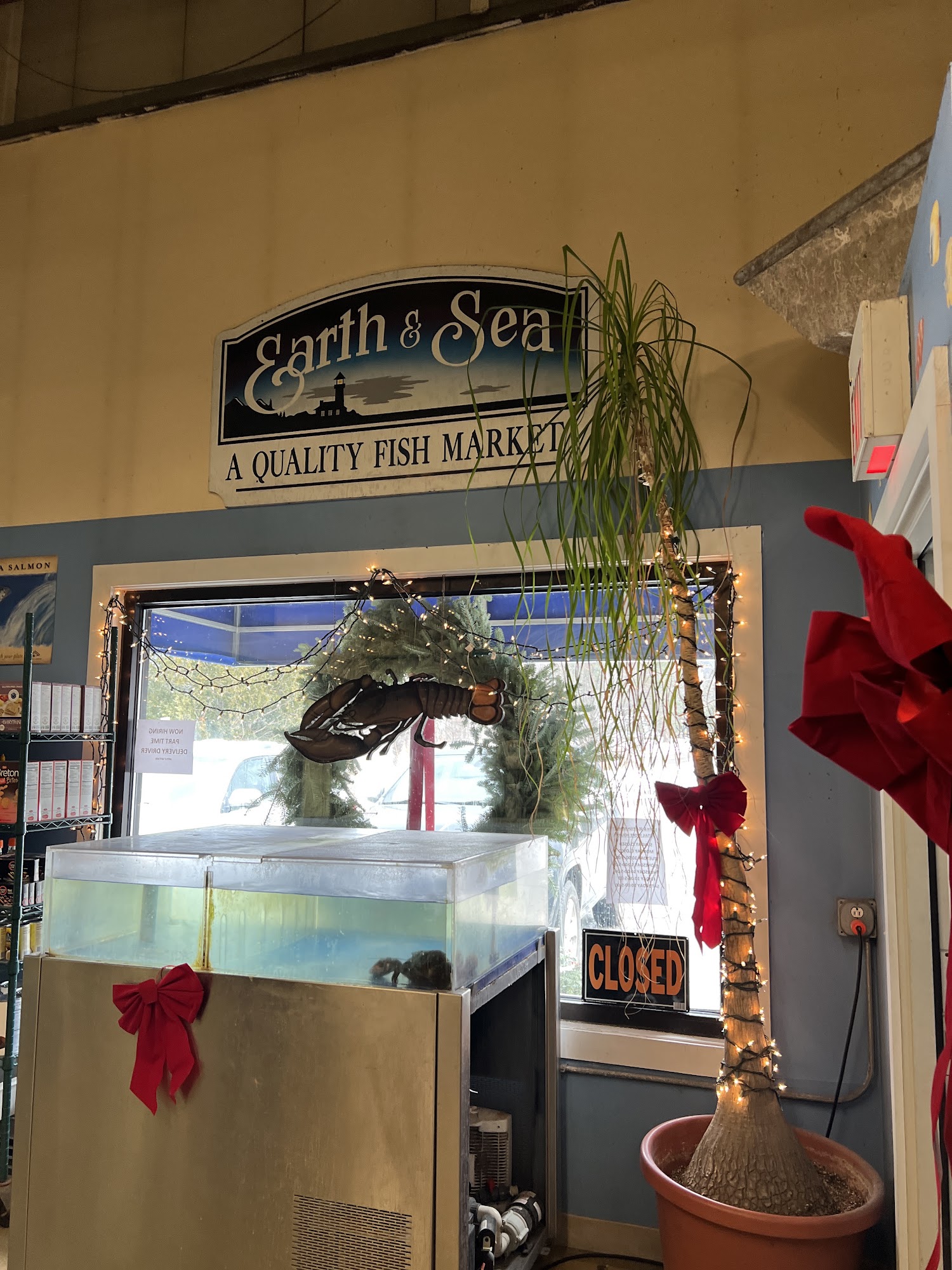 Earth & Sea Fish Market Menu