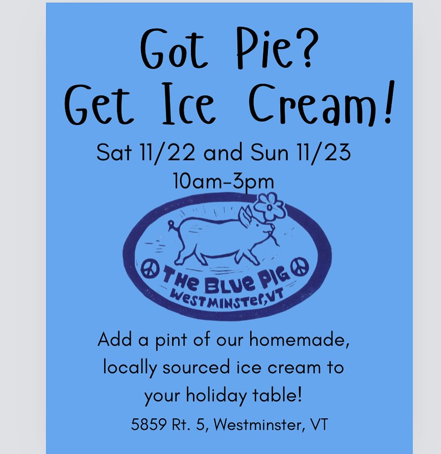 The Blue Pig Menu