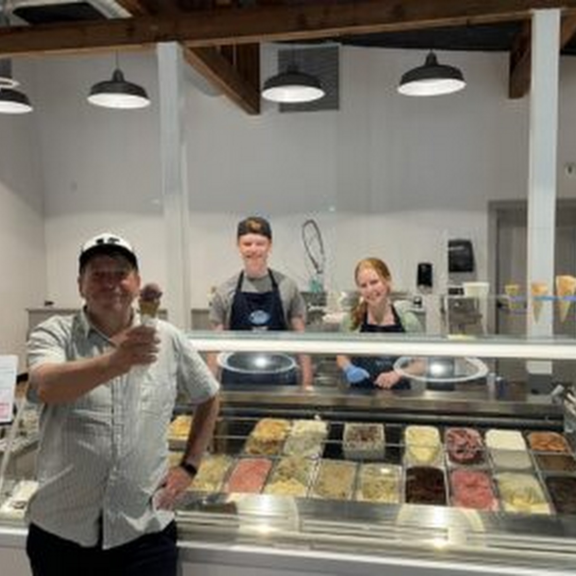 Cafe at Island Homemade Ice Cream Scoop Shop Williston