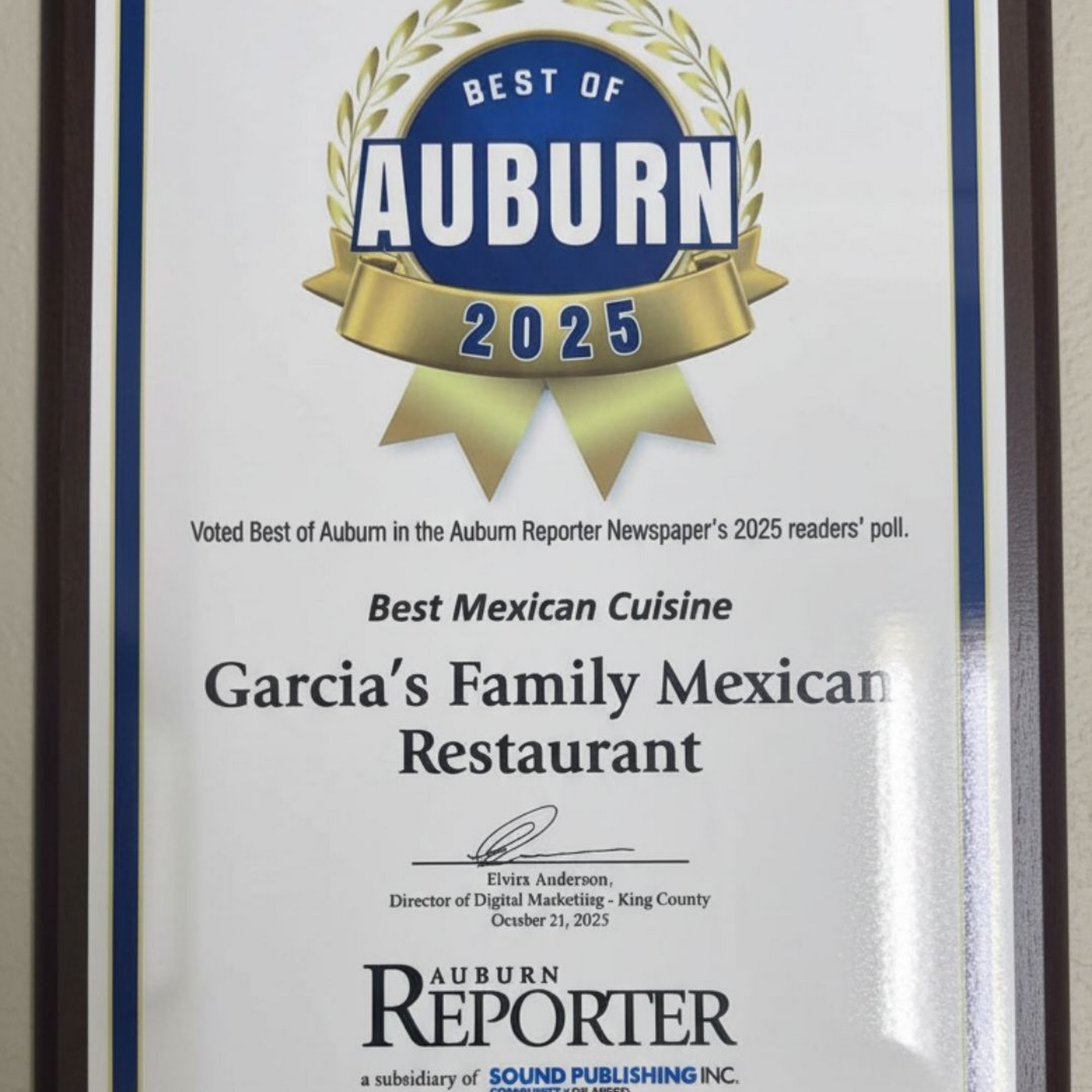 Garcias Mexican Restaurant Auburn