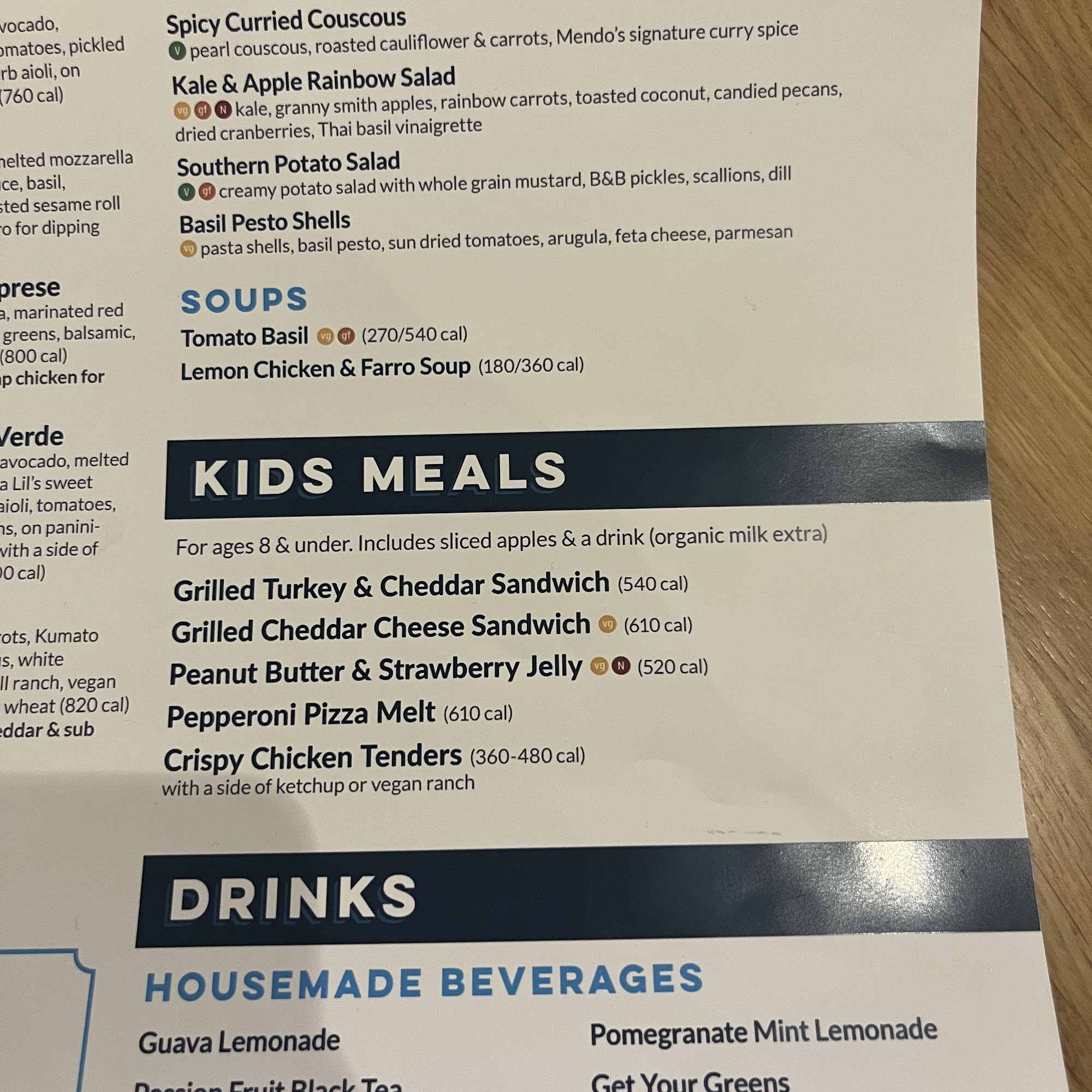 Mendocino Farms Menu