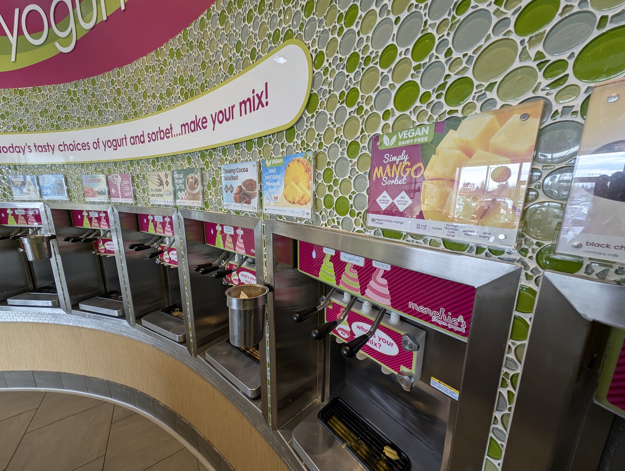 Menchie's Frozen Yogurt Menu