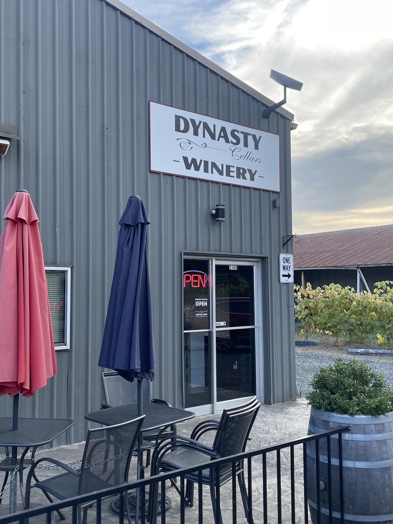 Dynasty Cellars Menu