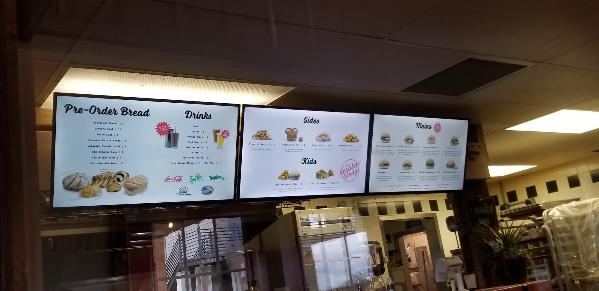 The Baked Cafe Menu