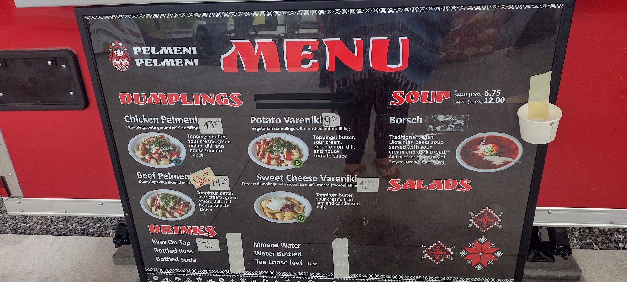 Pelmeni Pelmeni - Camas Menu