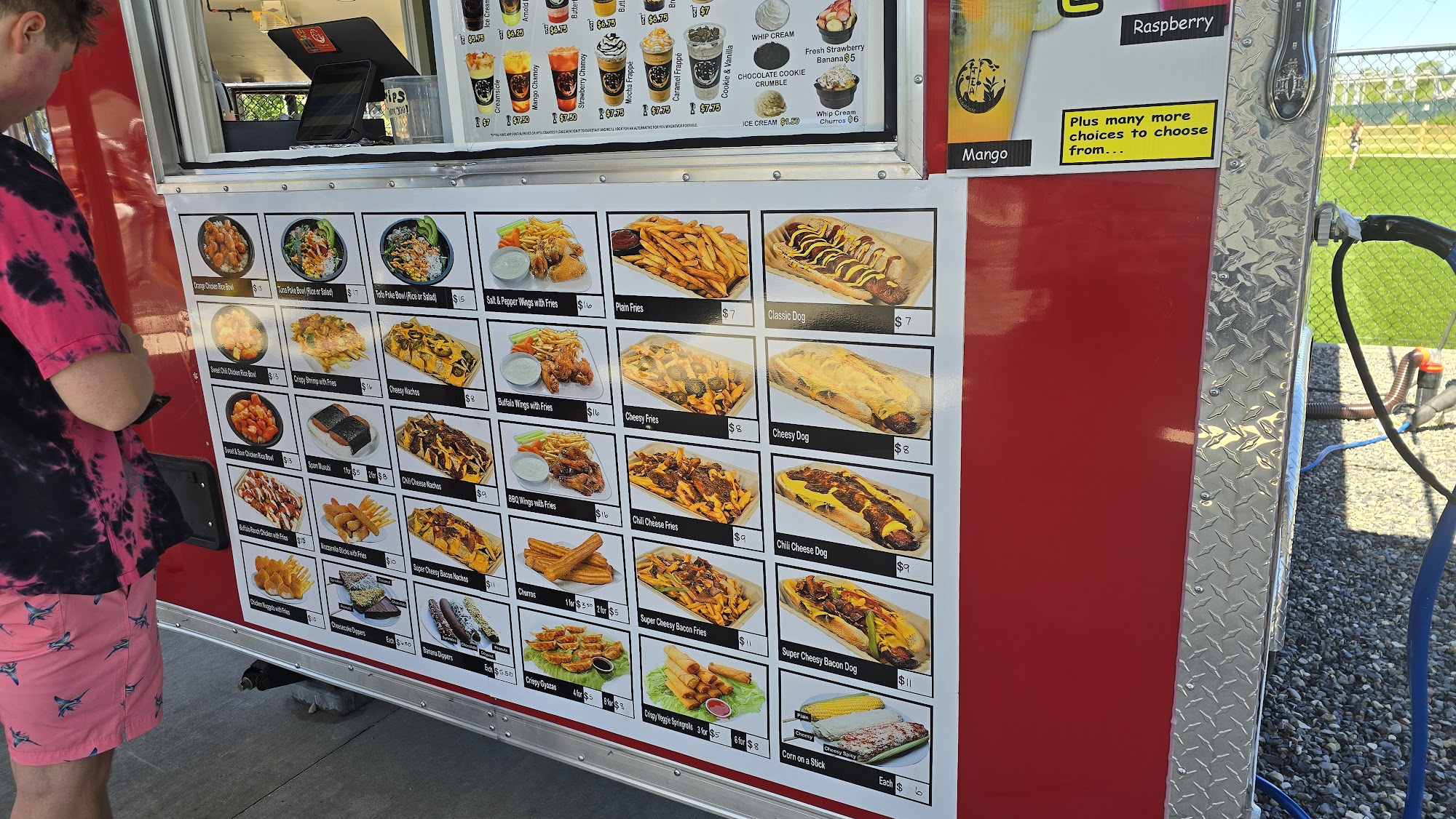 Bobablastic Menu