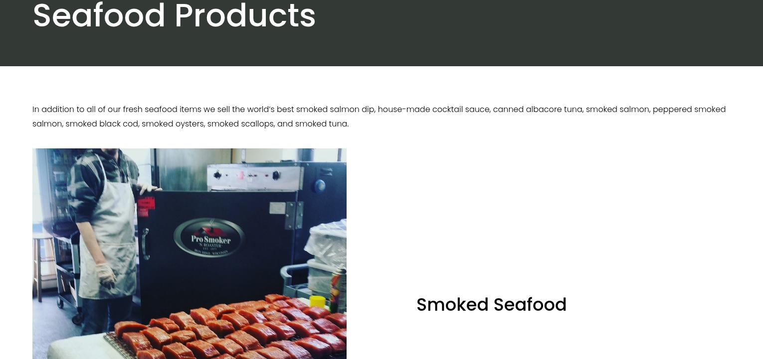 LINDA BRAND CRAB & SEAFOOD Menu