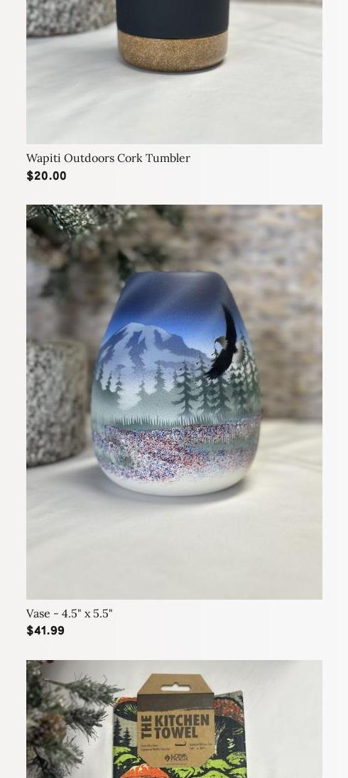 Wapiti Outdoors Menu