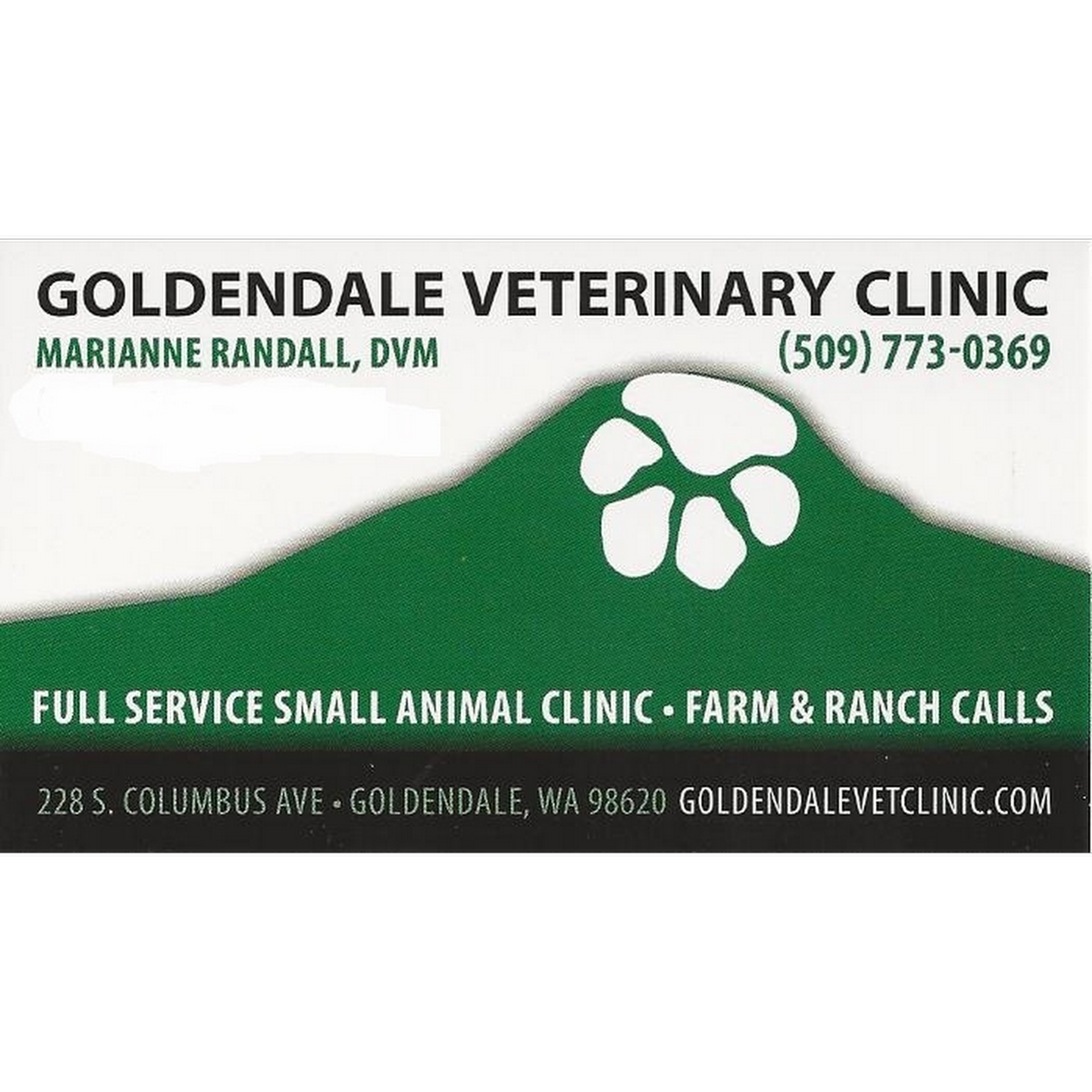 Goldendale Veterinary Clinic Marianne Randall DVM Goldendale